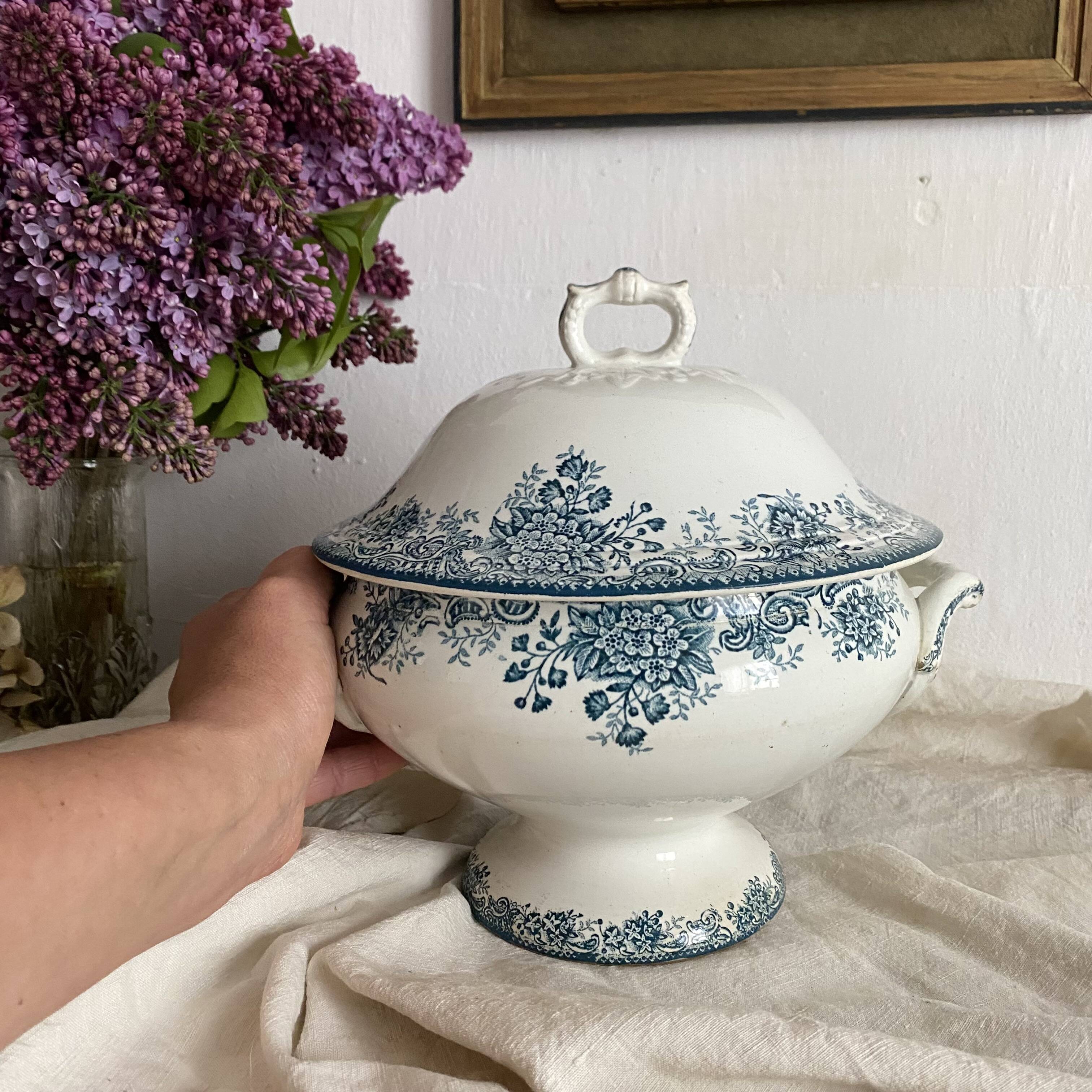Ironware soup tureen "Printania" Ste Amandinoise