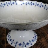 Compotier faience Saint-Amand Nord Barbeau iron earth late nineteenth early twentieth