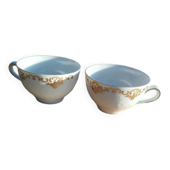 Set of two gold Scherzer Bavaria Germany cups