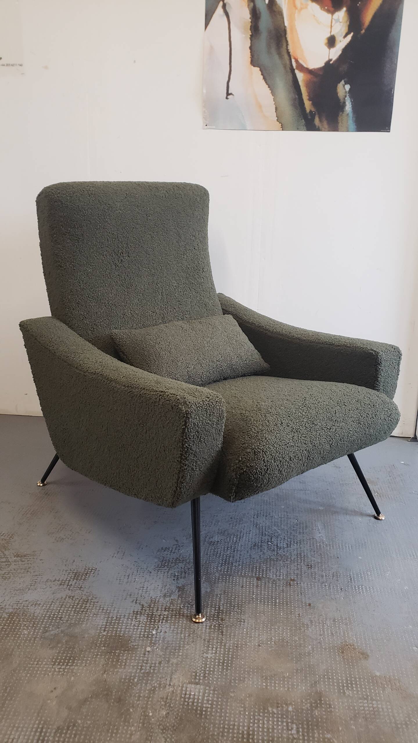 Mid-century Scandinavian inspired armchair