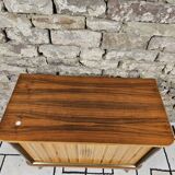 Low sideboard in teak veneer 1960"