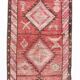 Modern Mid Century Turkish Vintage Runner Rug, 83x337 Cm