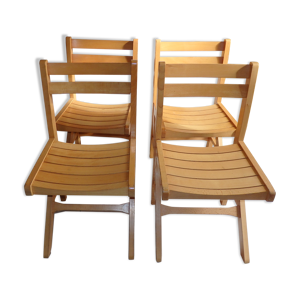set de 4 chaises en pin