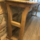 Workshop table, solid wood console