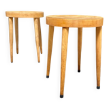 Paire de tabourets Baumann