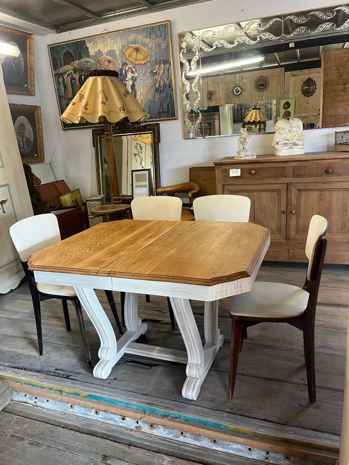 Table de salle à manger à rallonge