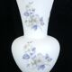Vintage vintage floral decoration opaque glass vase 50 years