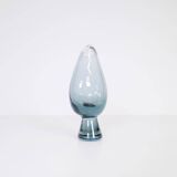 Set of two art glass vessels by Vicke Lindstrand for Kosta, Sweden, mid-century.