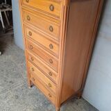 Louis XVI style weekly planner in cherry and chestnut