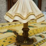 Pair of bronze bedside lamps