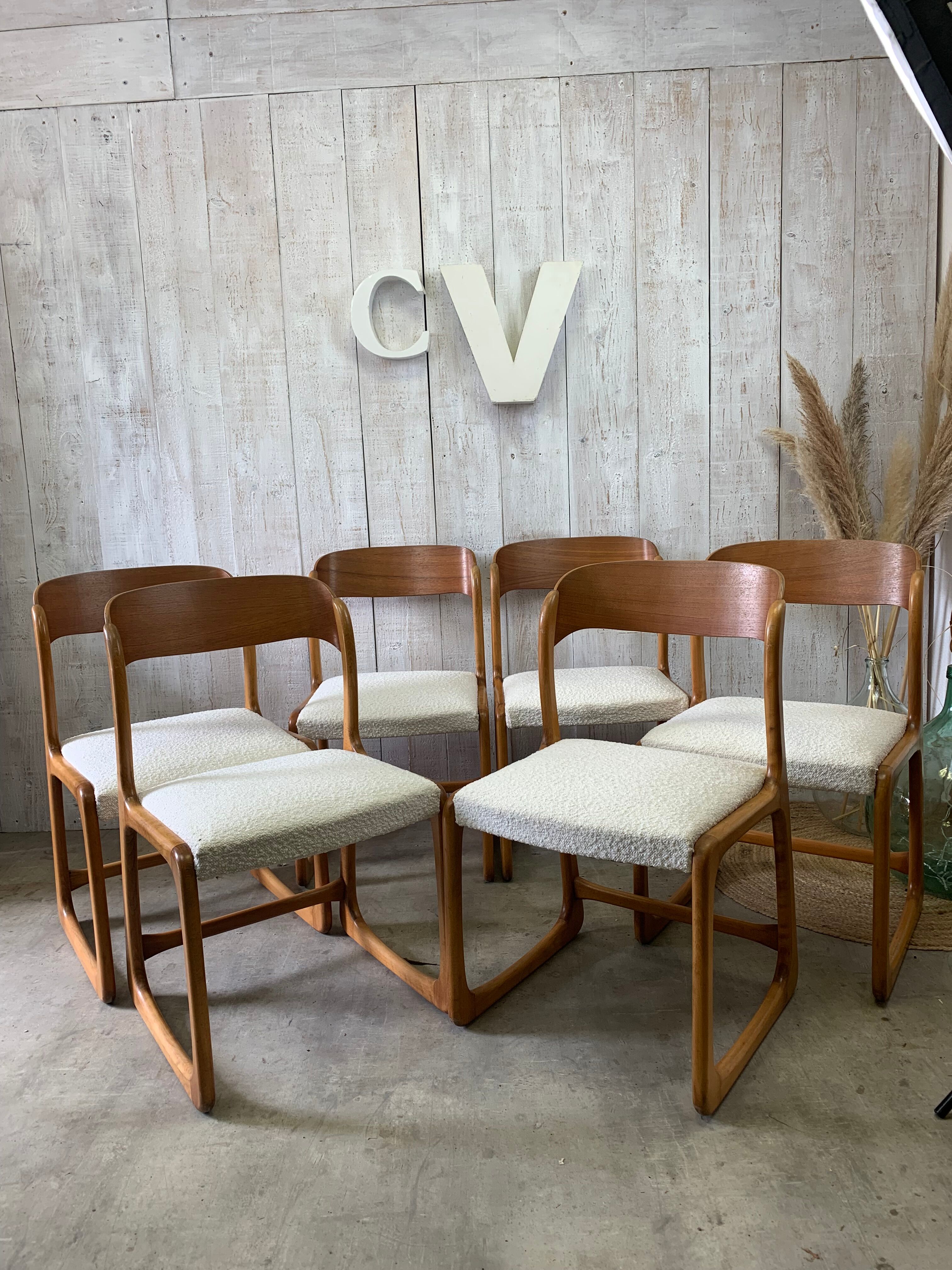 Series of 6 chairs Baumann