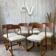 Série de 6 chaises baumann
