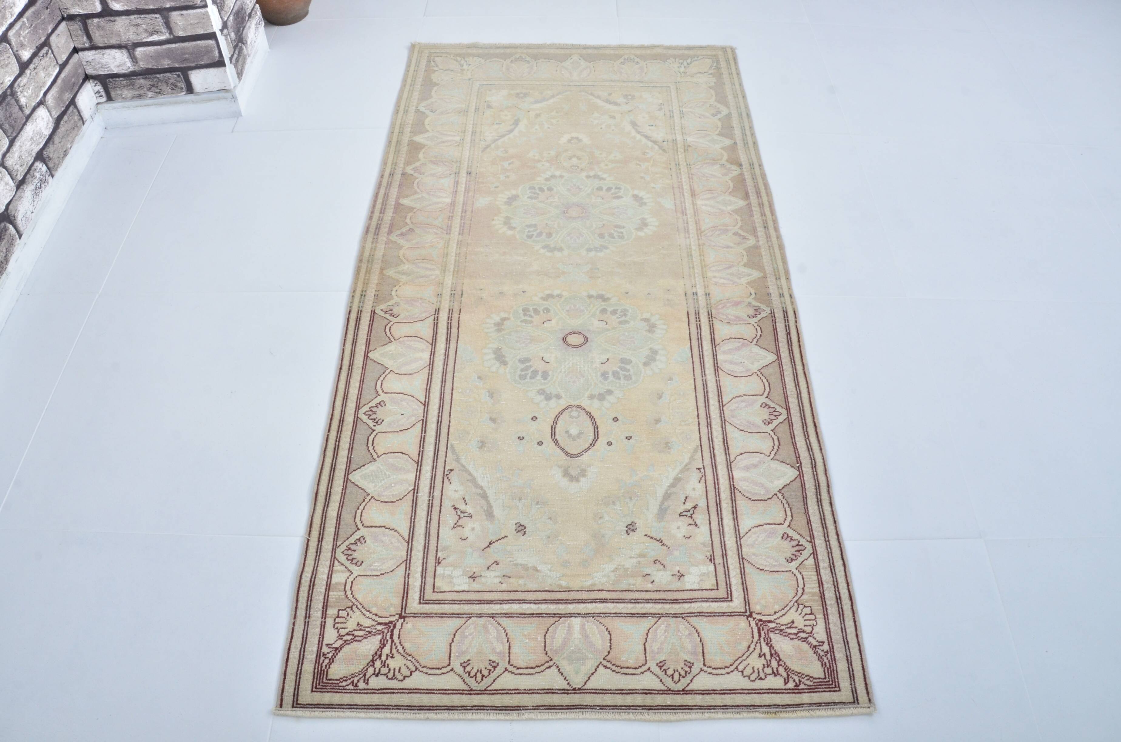 Oushak Vintage Small Turkish Rug sku3428