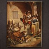 Great 18th century Italian painting, pastoral scene