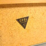 Formica bijzettafel Opal met houten poten, plantentafel