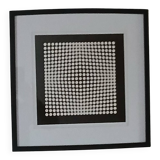 Victor Vasarely Deep Kinetic Screenprint
