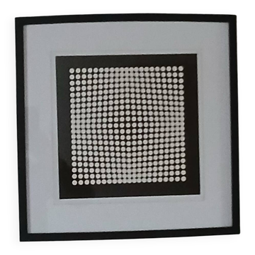 Victor Vasarely Deep Kinetic Screenprint
