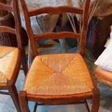 Straw chairs