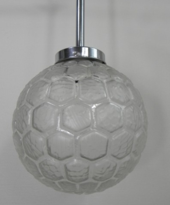 Suspension Deco with round glass ball