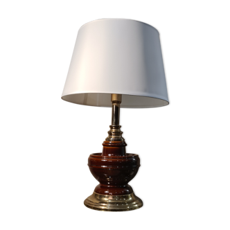 Luxury lamp ceramic chrome gold lampshade white new 65x40