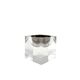 Space age clear lucite ashtray, Italy 1970s
