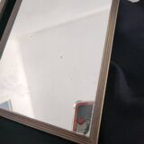 Ancien miroir triptyque style barber