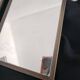 Antique barber-style triptych mirror