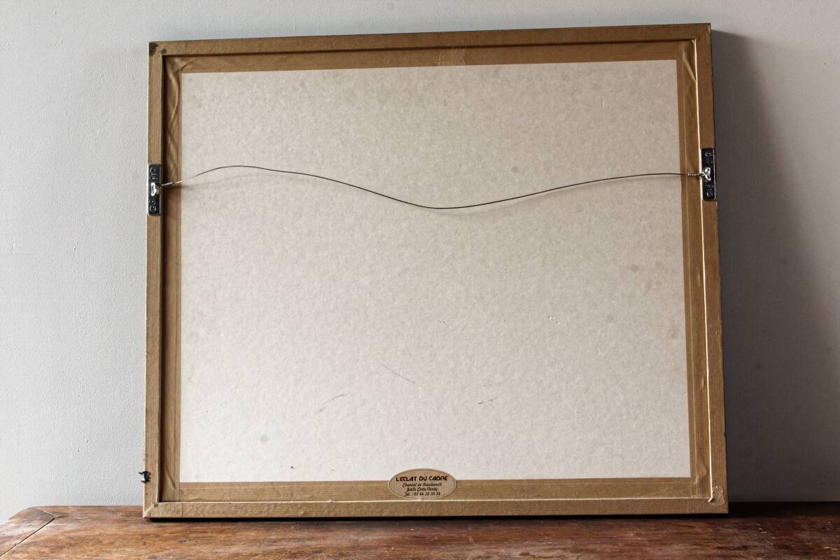 Early 20th century watercolor, beach in Biarritz, signed