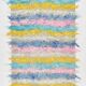 3x10 Pink & Blue Kilim Runner Rug, 94x294Cm