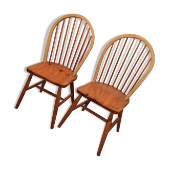 2 Chaises Ercol scandinave