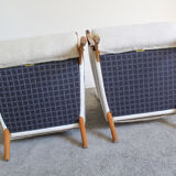 Pair of Armchairs "Progetti" Umberto Asnago for Giorgetti, signed, italy 1980s