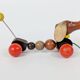 Vintage wooden pull-along dachshund toy | Lorenz, Germany