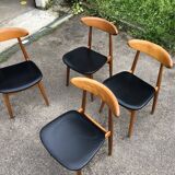 Baumann model Unicorn set of 4 chairs
