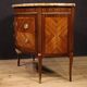 French Louis XVI Style Half-Moon Commode
