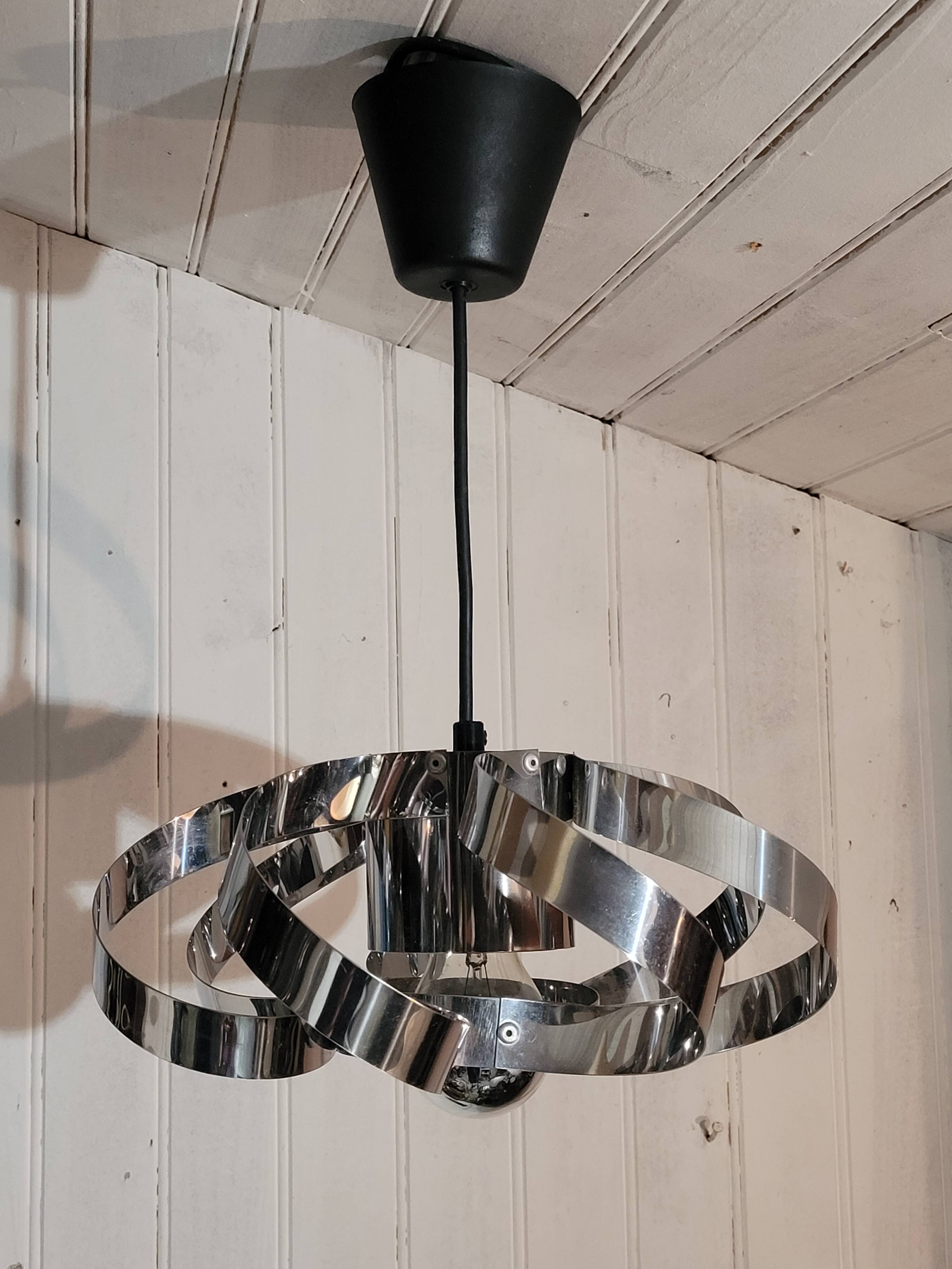 Vintage stainless steel pendant light Tappital Snc