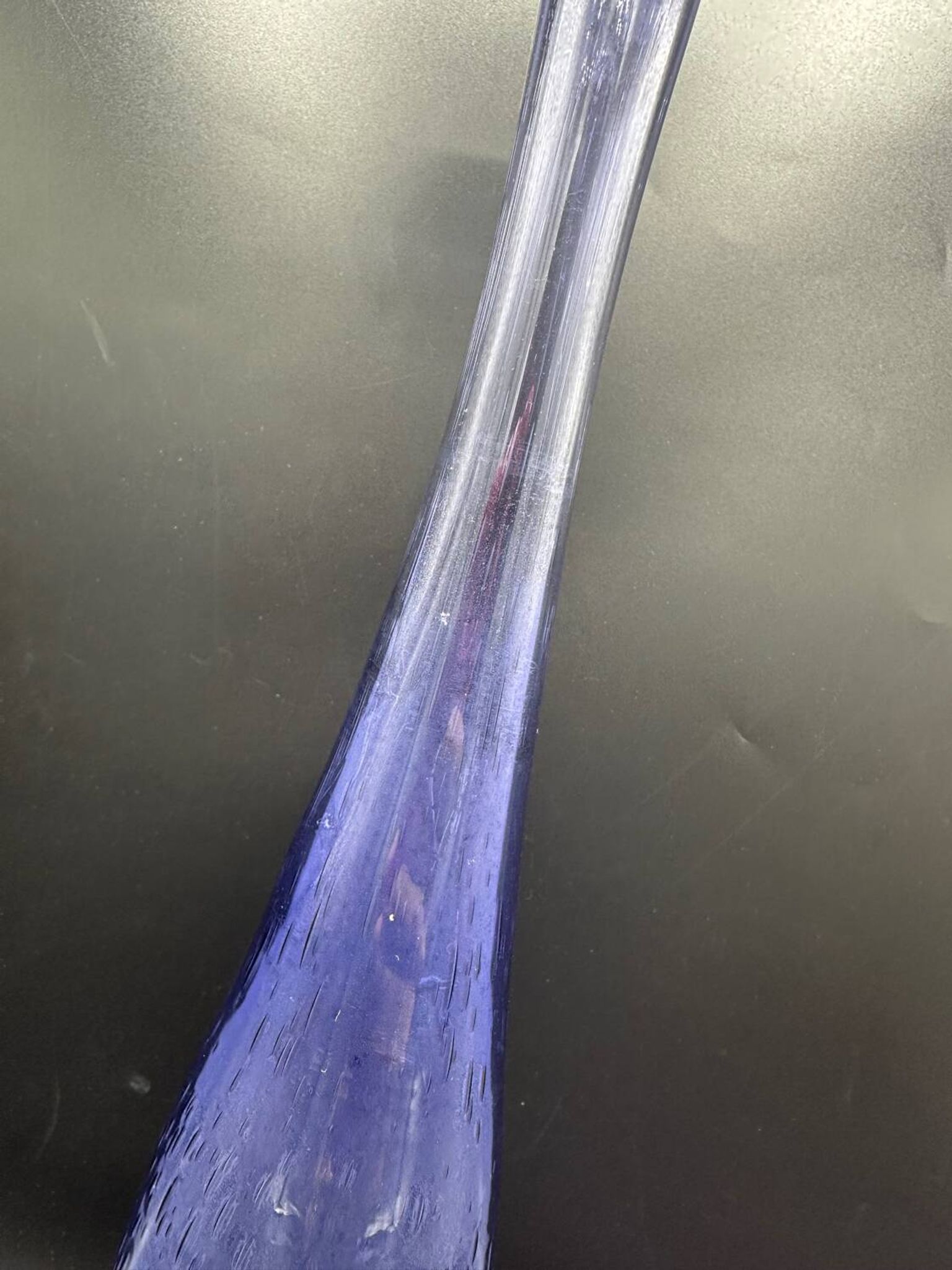 Bubble glass vase