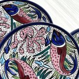 Colorful ceramic plates.