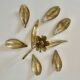 Ashtray "flower" brass 1970
