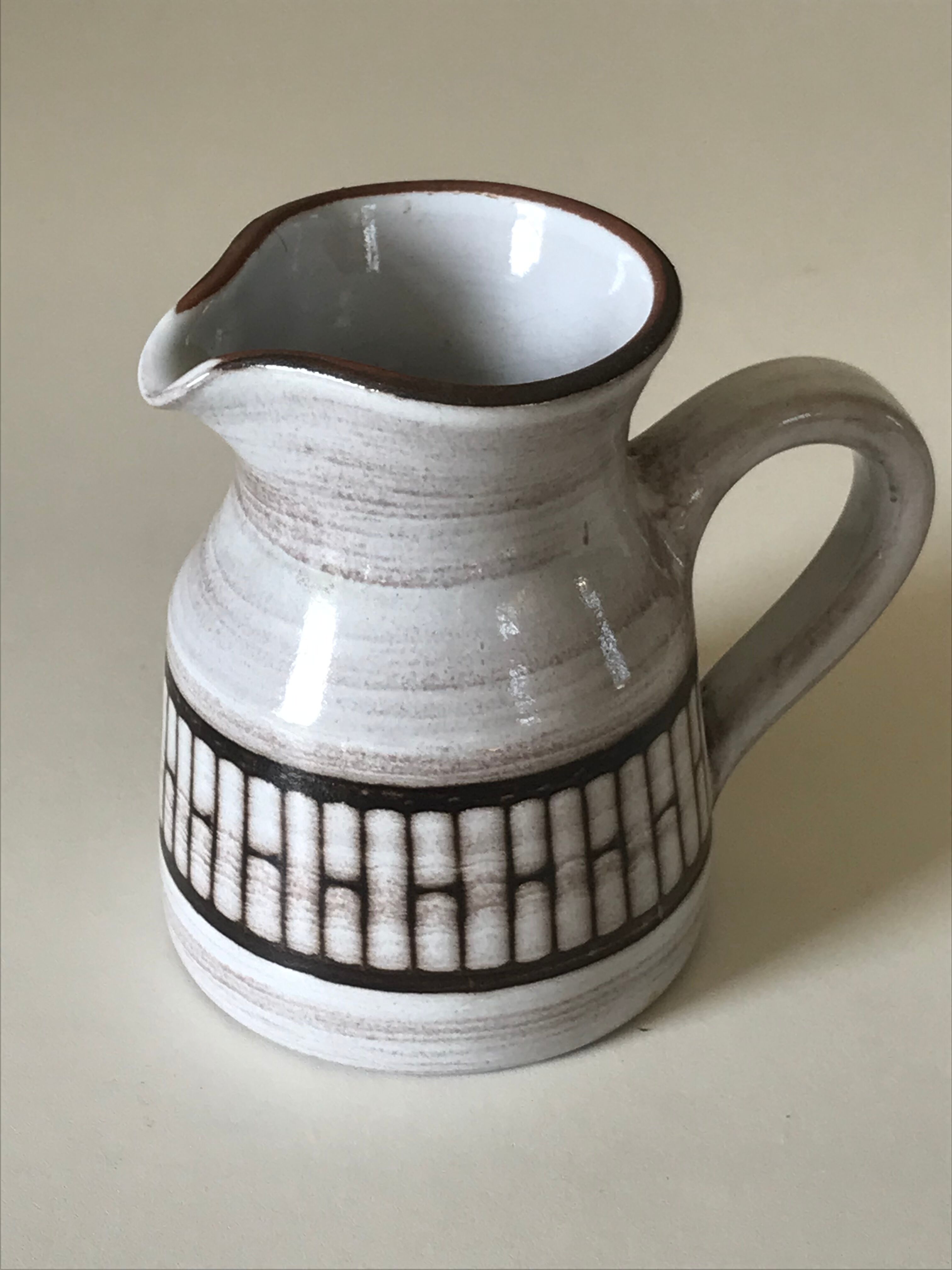 Vintage ceramic pitcher years 60