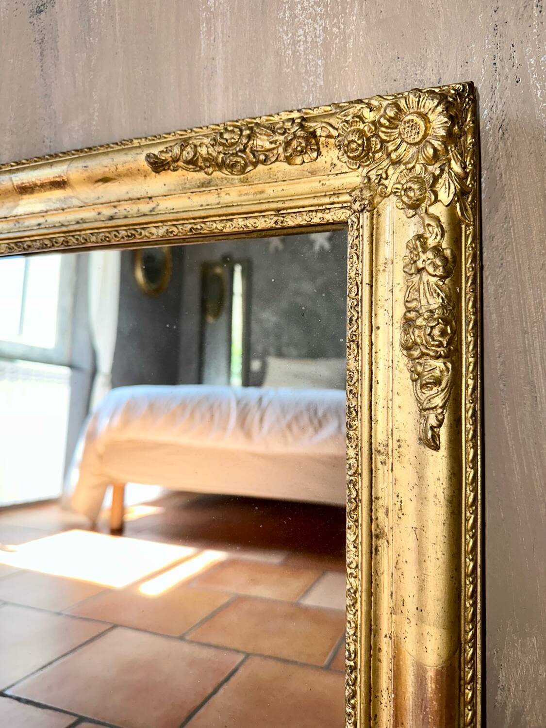 Antique mirror from the early 19th century