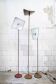 Ensemble de trois lampadaires de Selenova, années 70