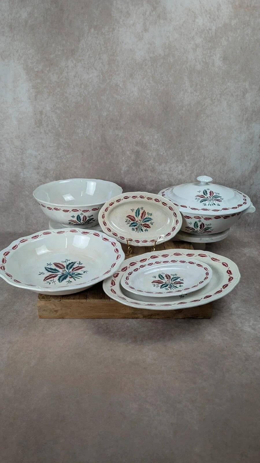Large Amandinoise salad bowl – Auvergne model