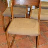 5 Baumann sled chairs