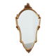20th Century Louis XVI style giltwood mirror with ornate crest, France