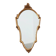 20th Century Louis XVI style giltwood mirror with ornate crest, France