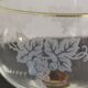 Set of 5 amber Römer wine glasses German vintage from the 1960s
