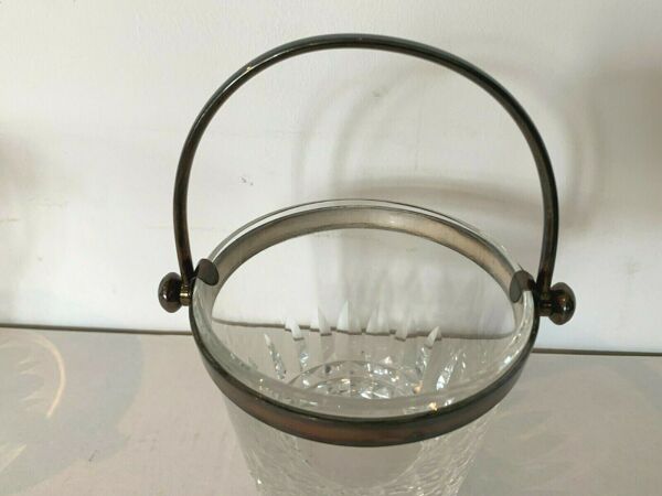 Seau a glaçons en cristal taillé de la maison Baccarat xx siècle