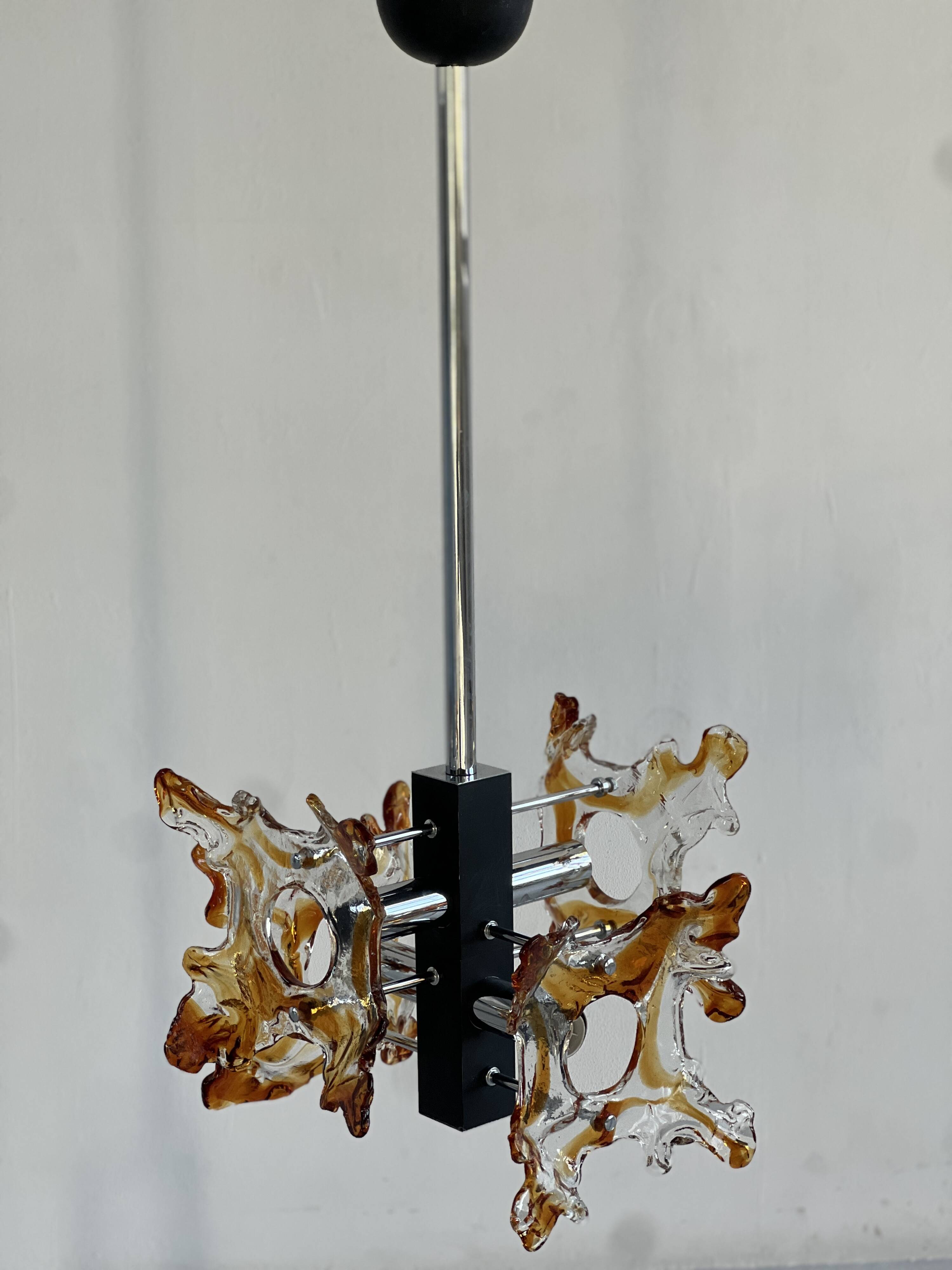Mazzega Ceiling Lamp, Italy, 1970's
