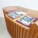 Vintage kidney shaped shop counter display