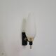 Vintage Arlus wall light in opaline and brass 1950s